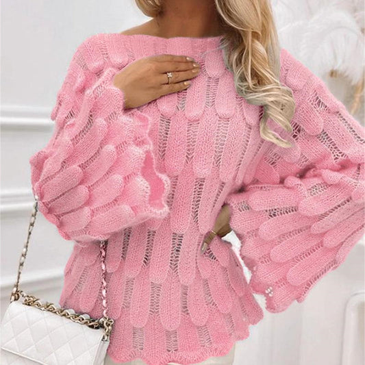 Women's Elegant Texture Knitted Sweaters